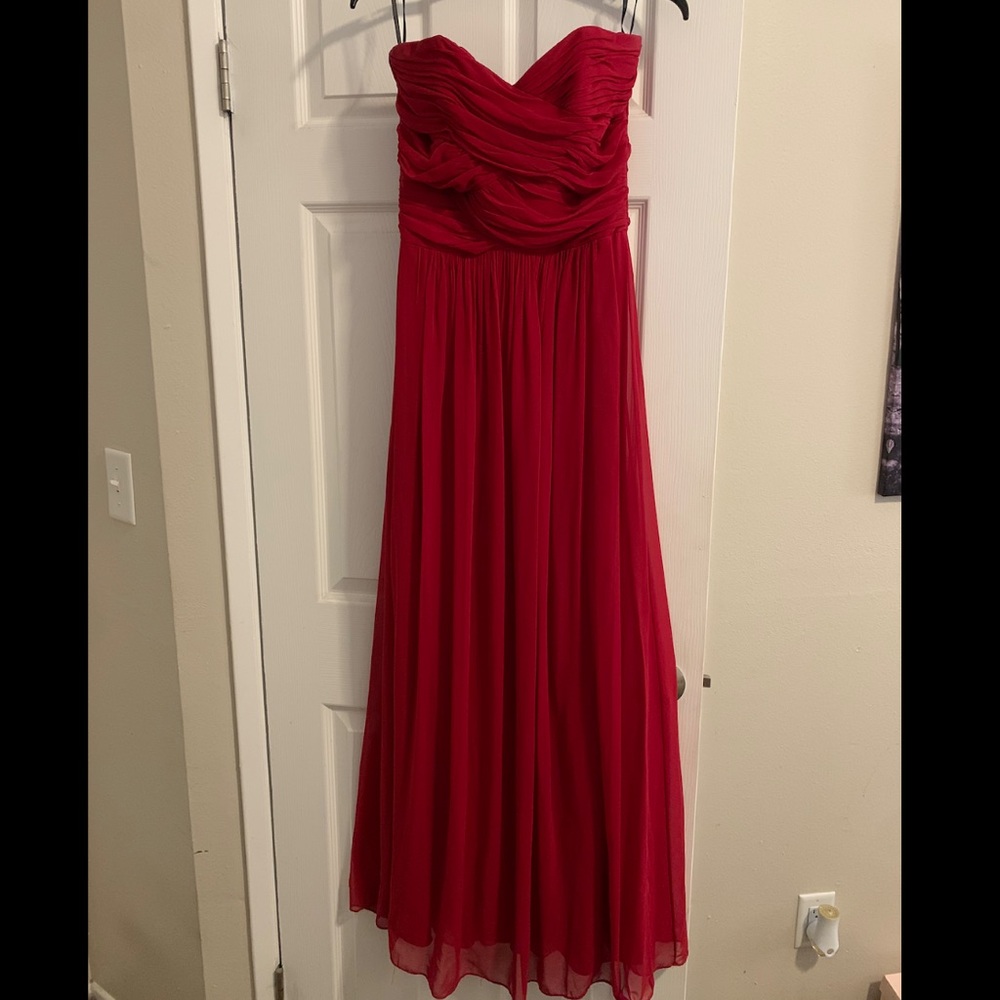 Strapless Bridesmaid dress